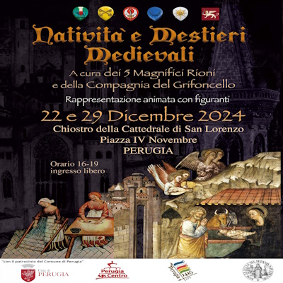  playbill Nativity and Medieval Crafts - Perugia 